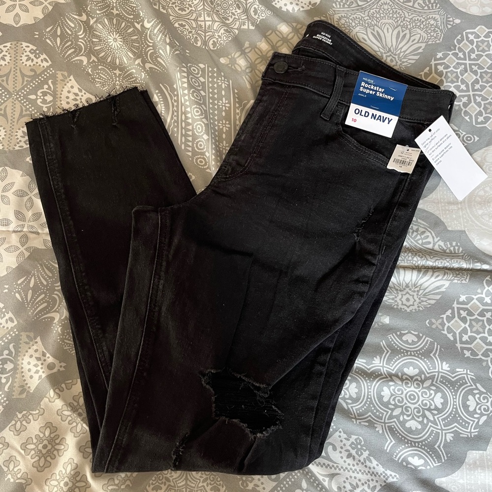 👖Old Navy Womens Rock Star Super Skinny Distressed Jeans👖
